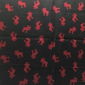 Holiday fabric "Dream Spinners" red check reindeer
